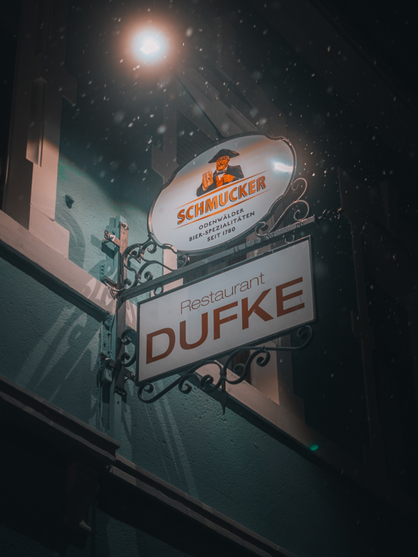 Restaurant DUFKE - bei Nacht 1