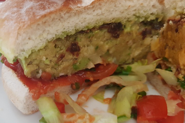 Restaurant DUFKE - Burger veggie with guacamole