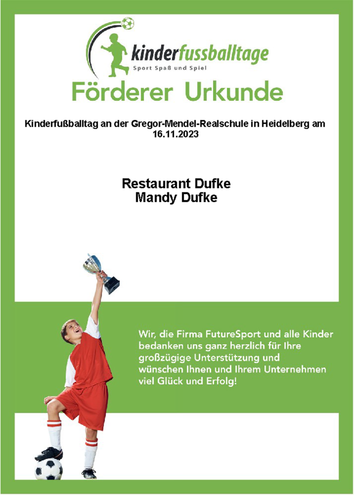 Kinderfußballtag an der Gregor-Mendel-Realschule in Heidelberg 2023 Kinderfußballtag an der Gregor-Mendel-Realschule in Heidelberg 2023