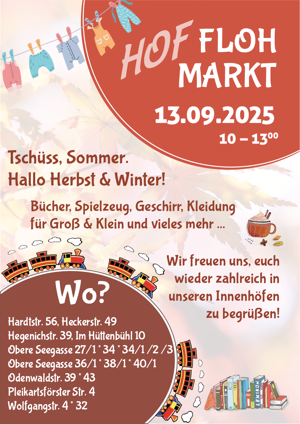 Heidelberg-Kirchheim HOFFLOHMARKT - 13.09.2025 von 10 bis 13 Uhr Heidelberg-Kirchheim HOFFLOHMARKT - 13.09.2025 von 10 bis 13 Uhr