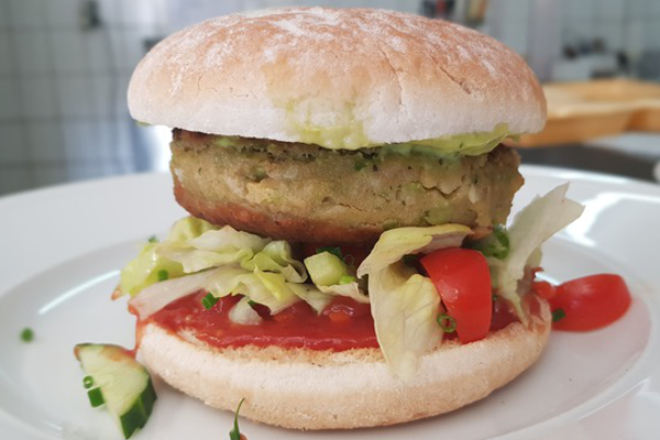 Restaurant DUFKE - Burger veggie with guacamole