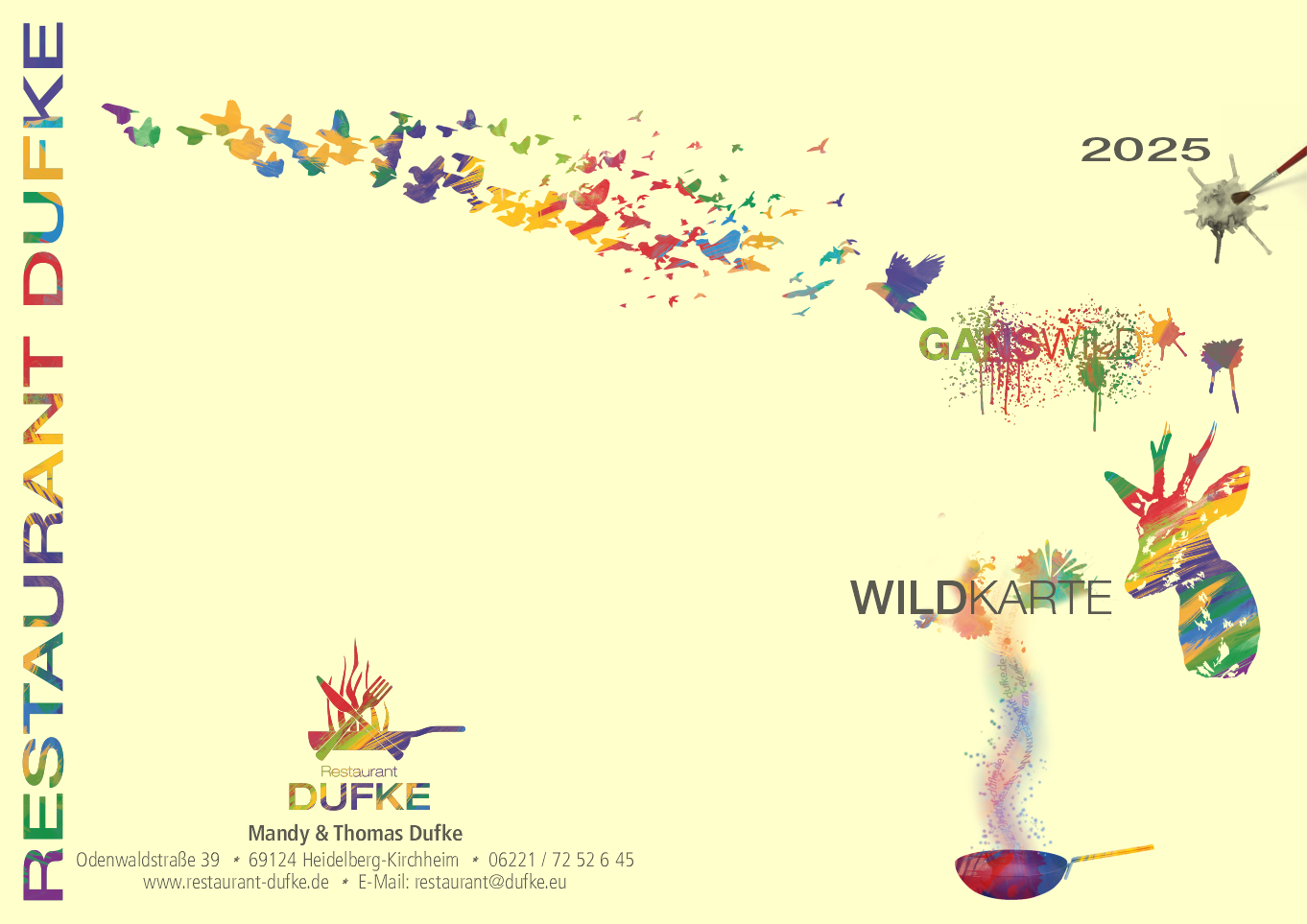 Restaurant DUFKE - GANSWILD Karte 2025