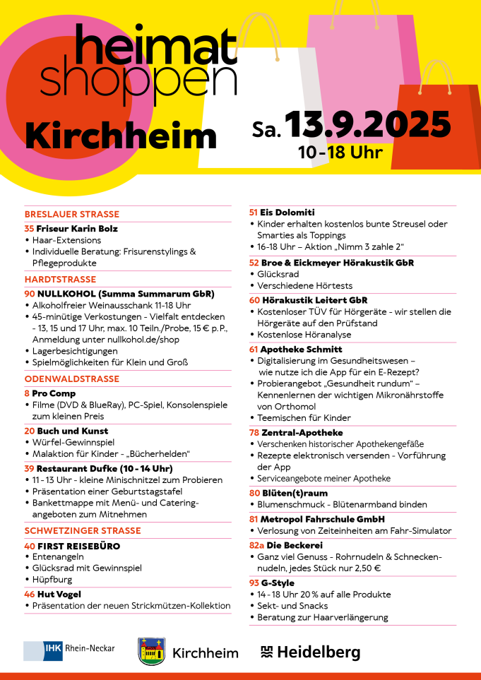 heimatshoppen 2025 HD-Kirchheim Plakat